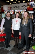Игорь Решетов (Киномакс), Юлия Пышненко (Деловая Русь) и Дмитрий Нартов (Киномакс)