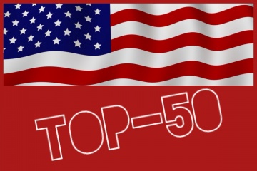 Топ-50 кинопроката США за уик-энд 8 - 10 января, 2016