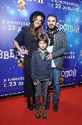 Лиза Моряк и Сарик Андреасян с сыном