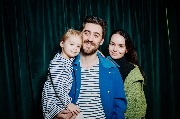 Дмитрий Чеботарев и Лиза Климова с дочерью