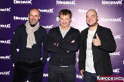 актер Вадим Цаллати, Борис Асриев (Киномакс) и актер Роман Юнусов