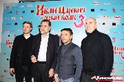 актер Никита Ефремов, продюсер Сергей Сельянов, Леонид Барац и Ростислав Хаит (Квартет И)