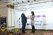 Михаил Корин (Деловая Русь) и Ольга Баронина (Наше Кино) 