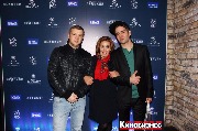 Сергей Игнаткин (Кинобизнес сегодня), Ирина Буравцова (Наше кино) и актер Петр Федоров 