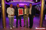Искандер Аминов, Михаил Корин (Деловая Русь), Роман Исаев (Rentrak) и Александр Добров (CSD Group) 