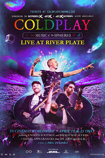 Постер: COLDPLAY - MUSIC OF THE SPHERES: LIVE AT RIVER PLATE