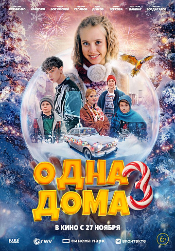 Постер: ОДНА ДОМА-3